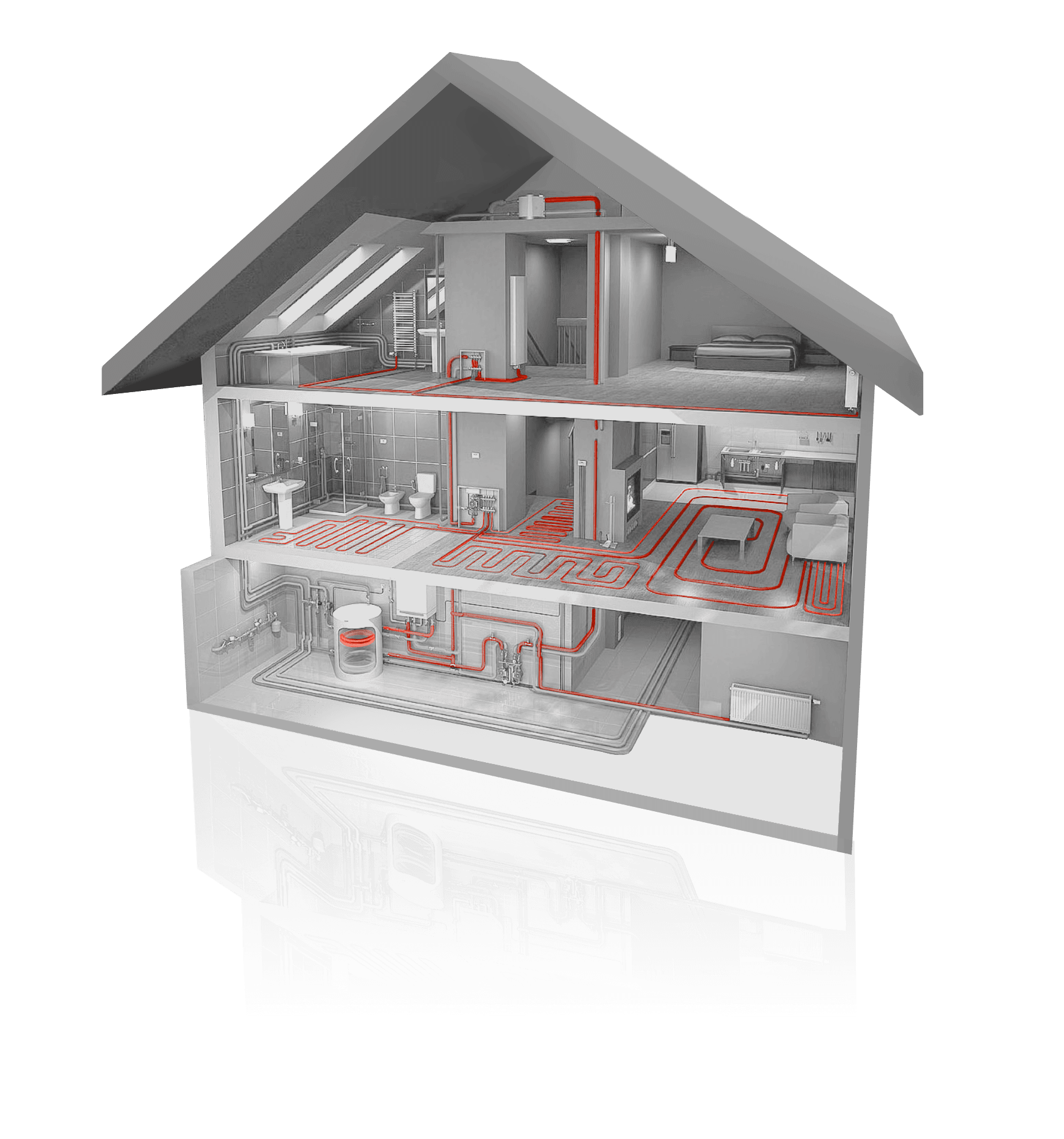 Heating installation system
