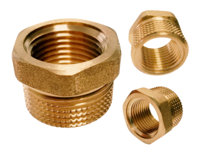 Redukcja mosiężna 3/4" GZ x 1/2" GW