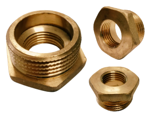 Redukcja mosiężna 1" GZ x 1/2" GW