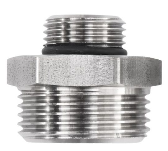 Nypel redukcyjny ze stali nierdzewnej 3/8″ x 3/4″ z o-ringiem