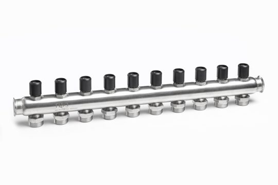 Rozdzielacz ze stali nierdzewnej INOX HOME seria S do wody pitnej 3/4