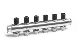 Rozdzielacz ze stali nierdzewnej INOX HOME seria S do wody pitnej 3/4"