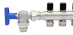 Zawór kulowy kątowy ze stali nierdzewnej GZ 3/4” x GW 3/4″ INOX HOME