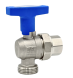 Zawór kulowy kątowy ze stali nierdzewnej GZ 3/4” x GW 3/4″ INOX HOME