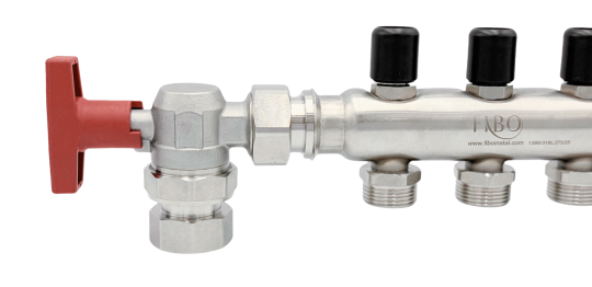 Zawór kulowy kątowy ze stali nierdzewnej GZ 3/4” x GW 3/4″ INOX HOME