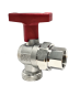 Zawór kulowy kątowy ze stali nierdzewnej GZ 3/4” x GW 3/4″ INOX HOME