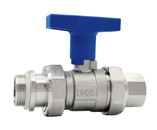 Zawór kulowy kątowy ze stali nierdzewnej GZ 3/4” x GW 3/4″ INOX HOME