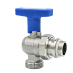 Zawór kulowy kątowy ze stali nierdzewnej GZ 3/4” x GW 3/4″ INOX HOME