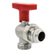 Zawór kulowy kątowy ze stali nierdzewnej GZ 3/4” x GW 3/4″ INOX HOME