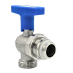 Zawór kulowy kątowy ze stali nierdzewnej GZ 3/4” x GW 3/4″ INOX HOME