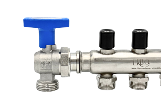 Zawór kulowy kątowy ze stali nierdzewnej GZ 3/4” x GW 3/4″ INOX HOME