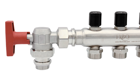 Zawór kulowy kątowy ze stali nierdzewnej GZ 3/4” x GW 3/4″ INOX HOME